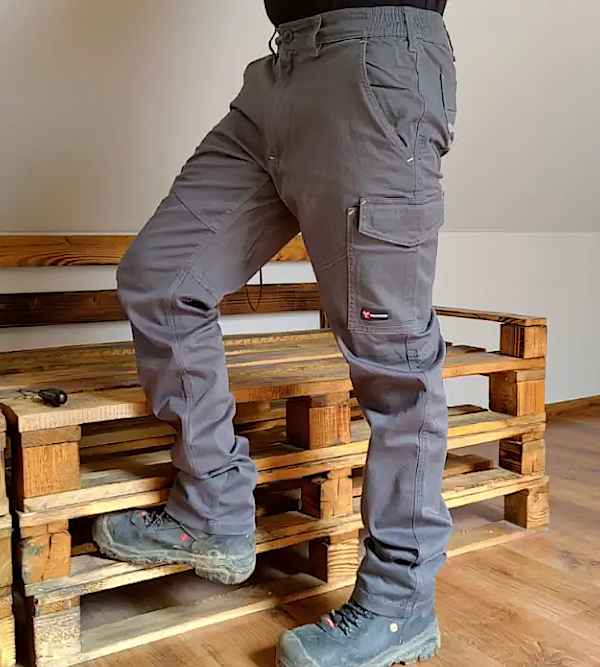 PAYPER Worker Stretch Work Trousers Smoke Unisex